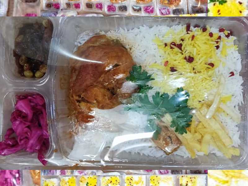 توزیع ۱۰۰ پرس غذای گرم بین نیازمندان تحت پوشش